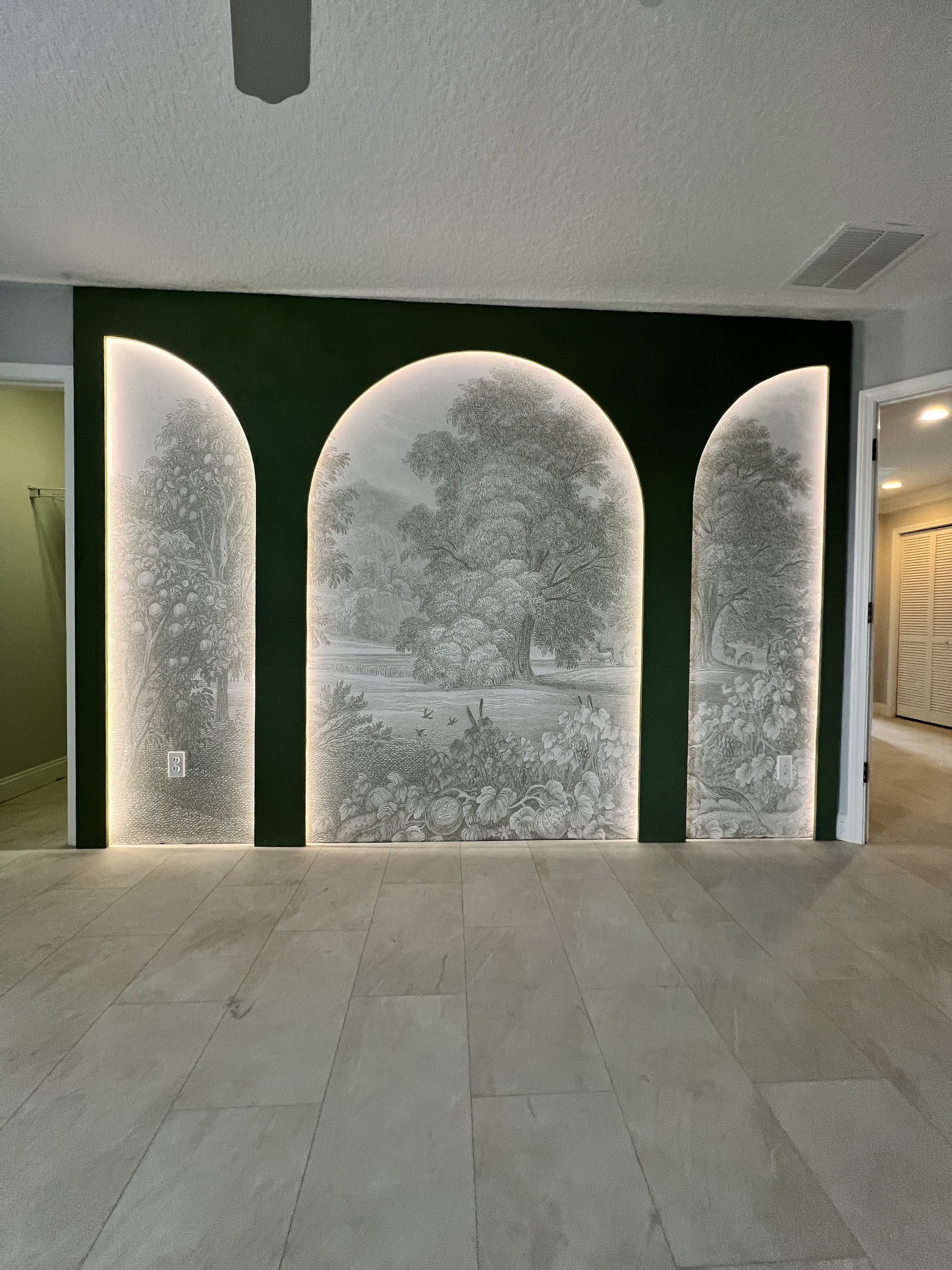 NO JOB 2 TOUGH wallpaper installation service in Jacksonville FL - Accent Walls